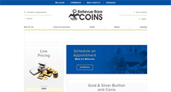 Desktop Screenshot of bellevuerarecoins.com